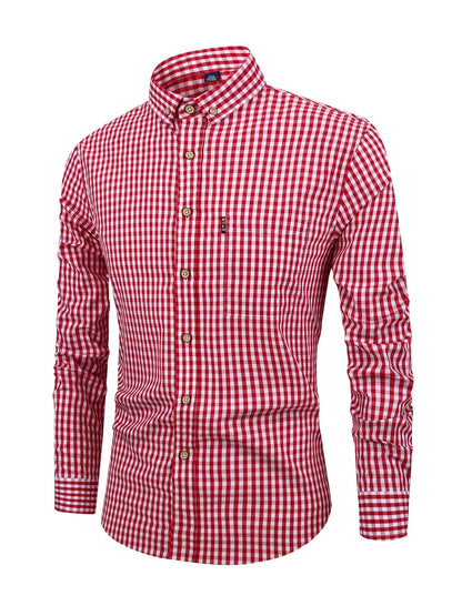 Camisa de cuadros para hombre con ajuste cómodo – Jules