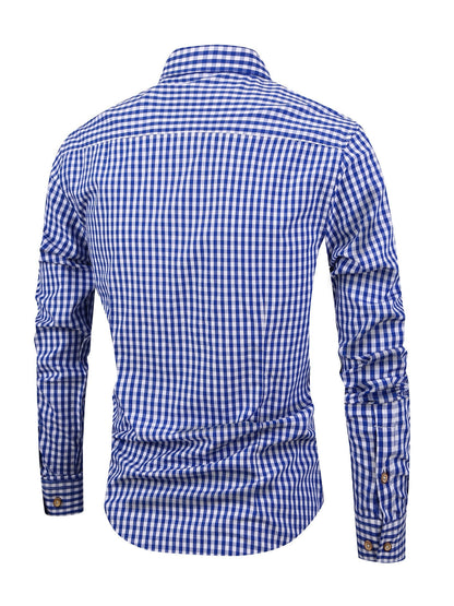 Camisa de cuadros para hombre con ajuste cómodo – Jules