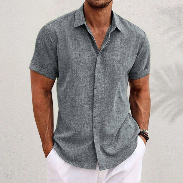 Camisa de manga corta para hombre
