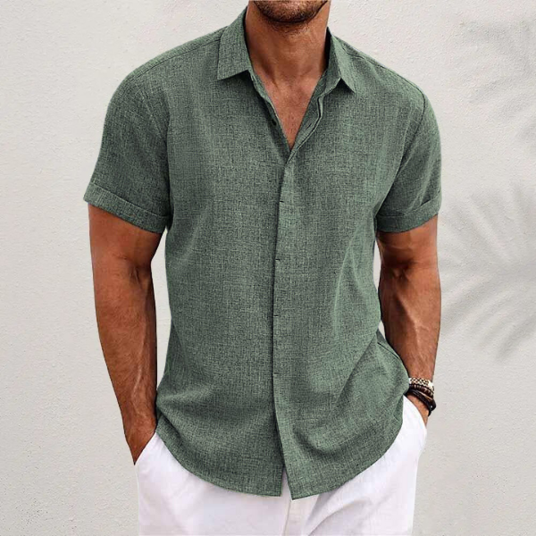 Camisa de manga corta para hombre