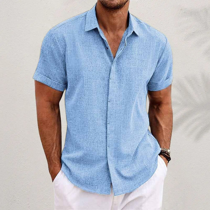 Camisa de manga corta para hombre