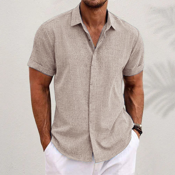 Camisa de manga corta para hombre