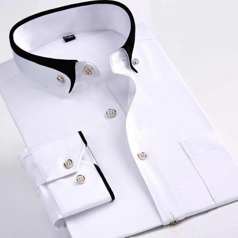 Camisa elegante de manga larga para hombre con comodidad y estilo