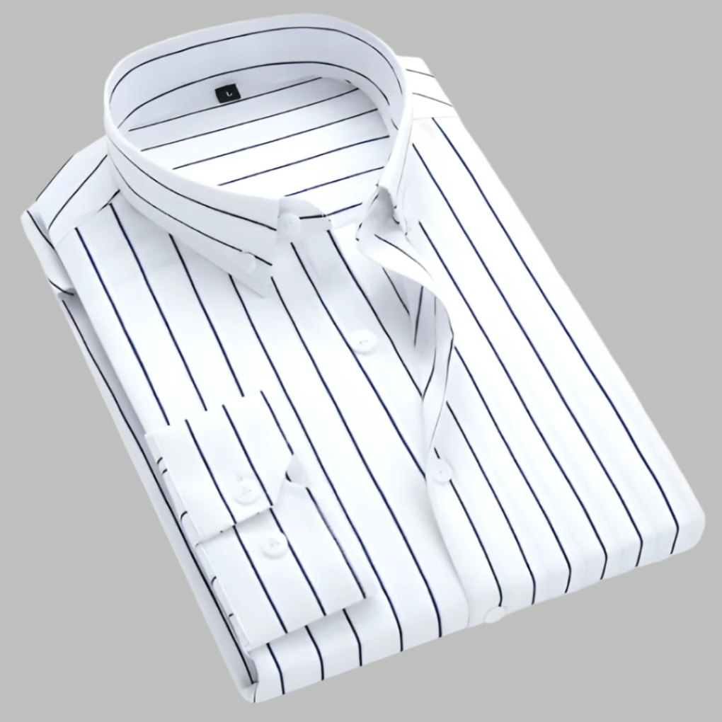 Camisa Oxford a rayas cómoda