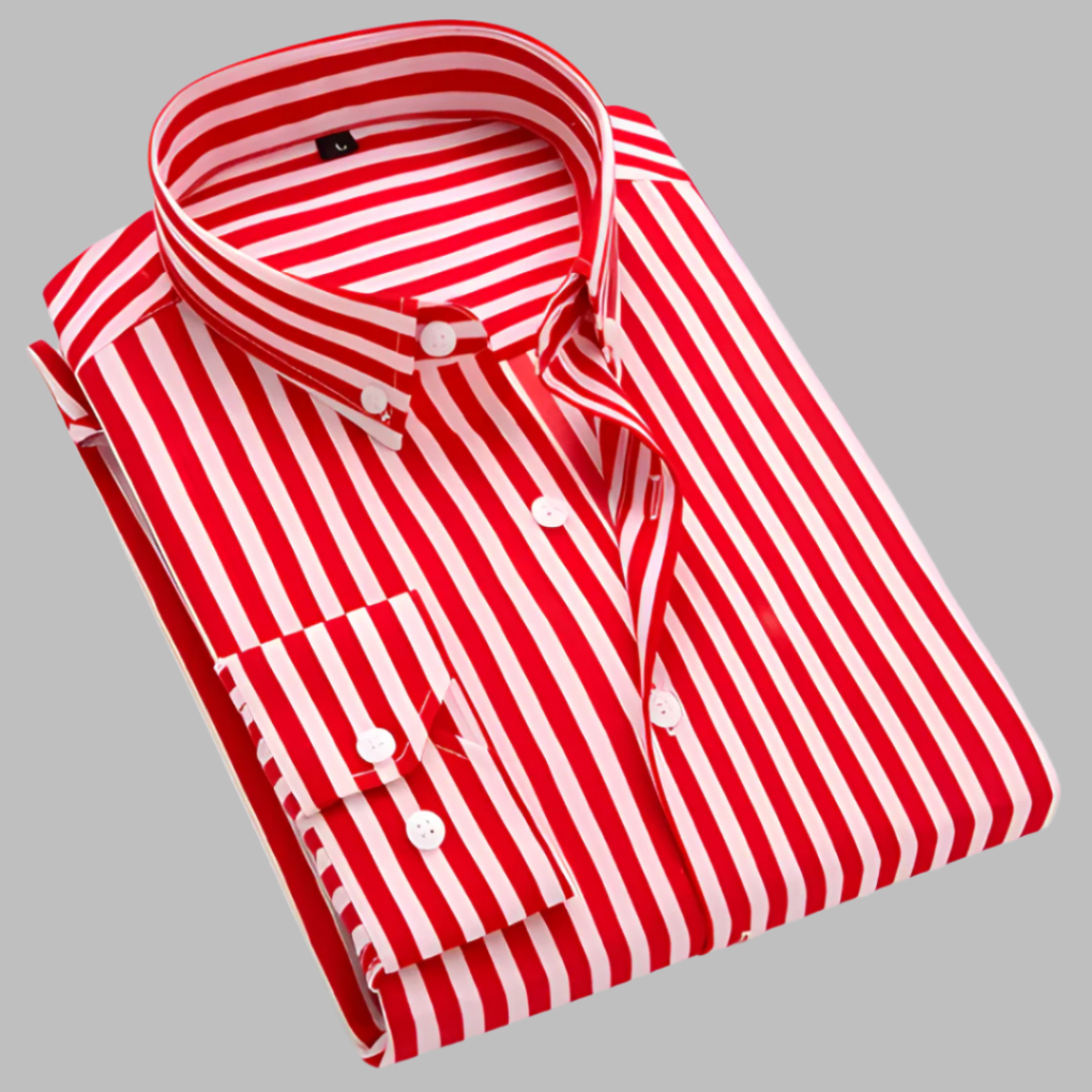 Camisa Oxford a rayas cómoda