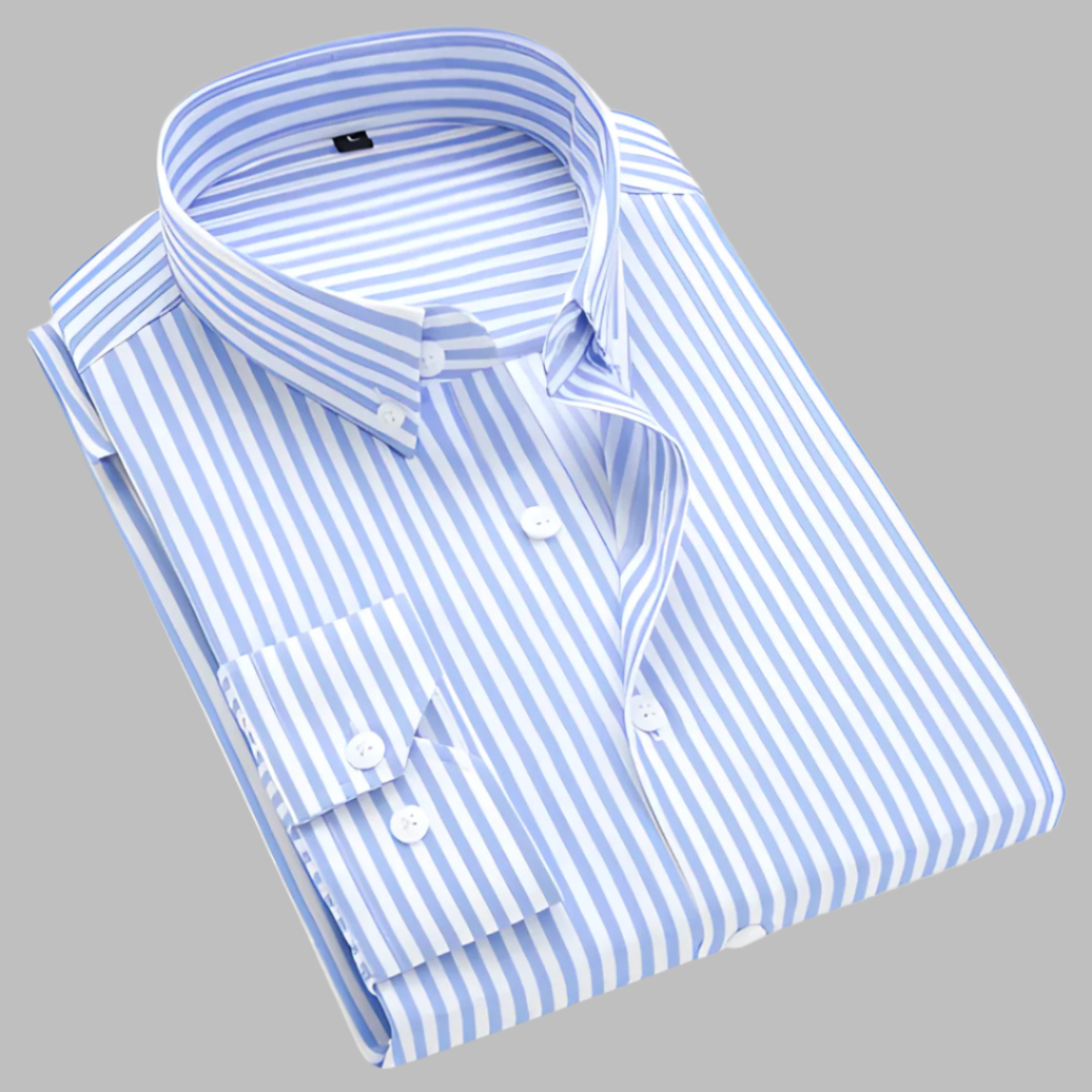 Camisa Oxford a rayas cómoda