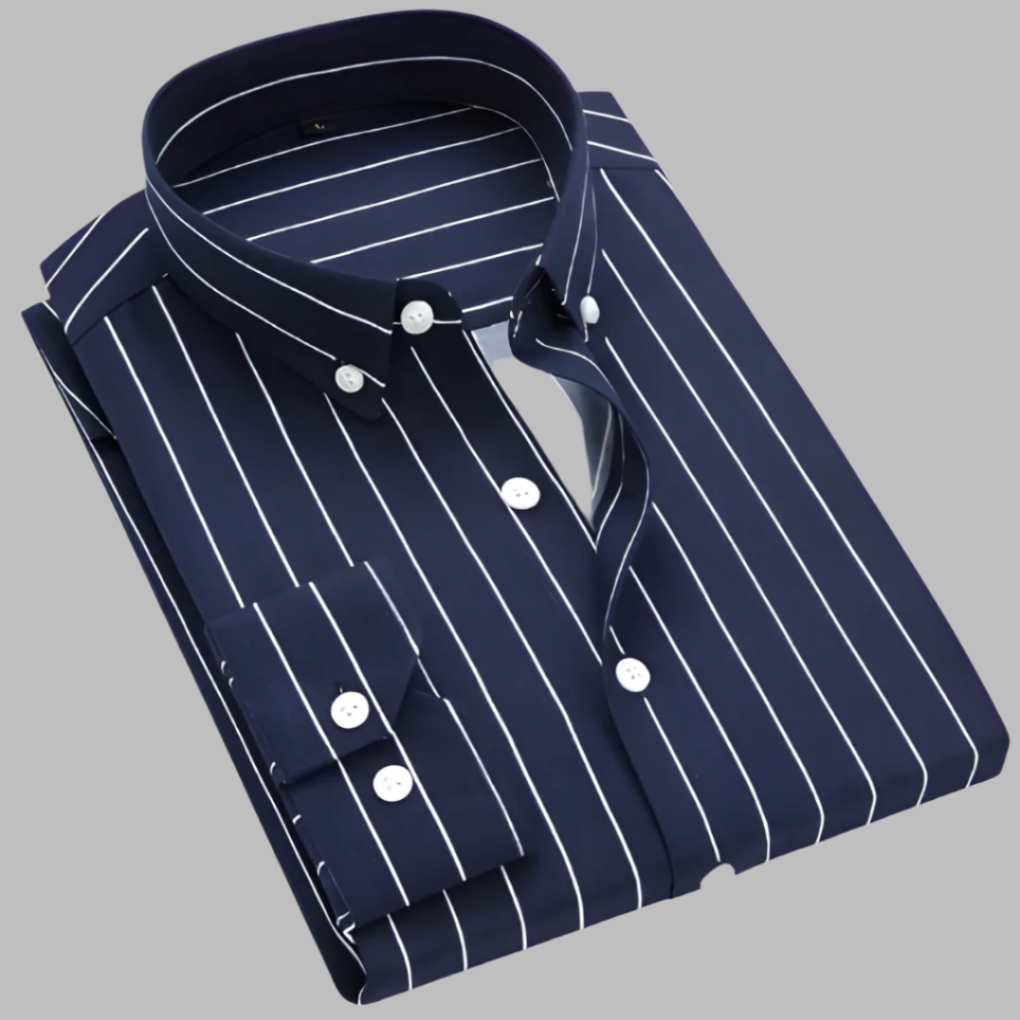 Camisa Oxford a rayas cómoda