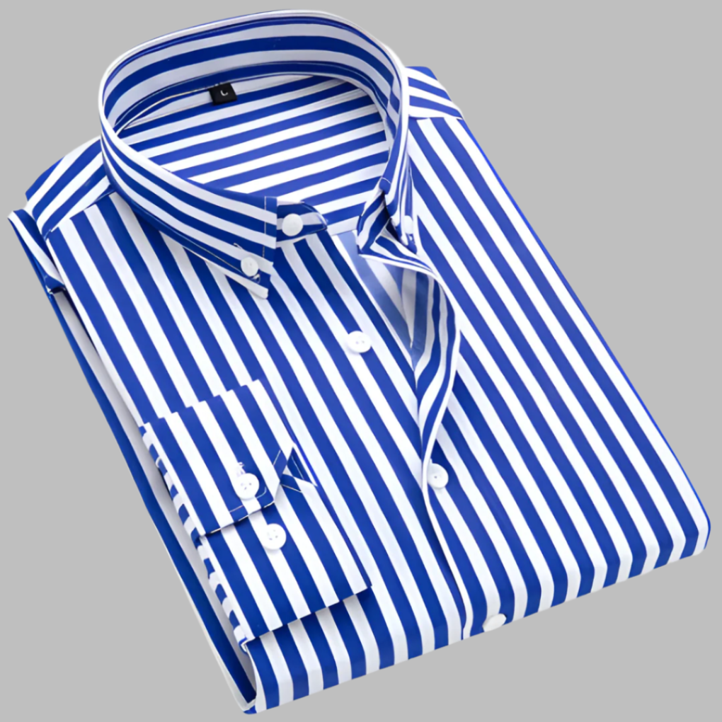 Camisa Oxford a rayas cómoda