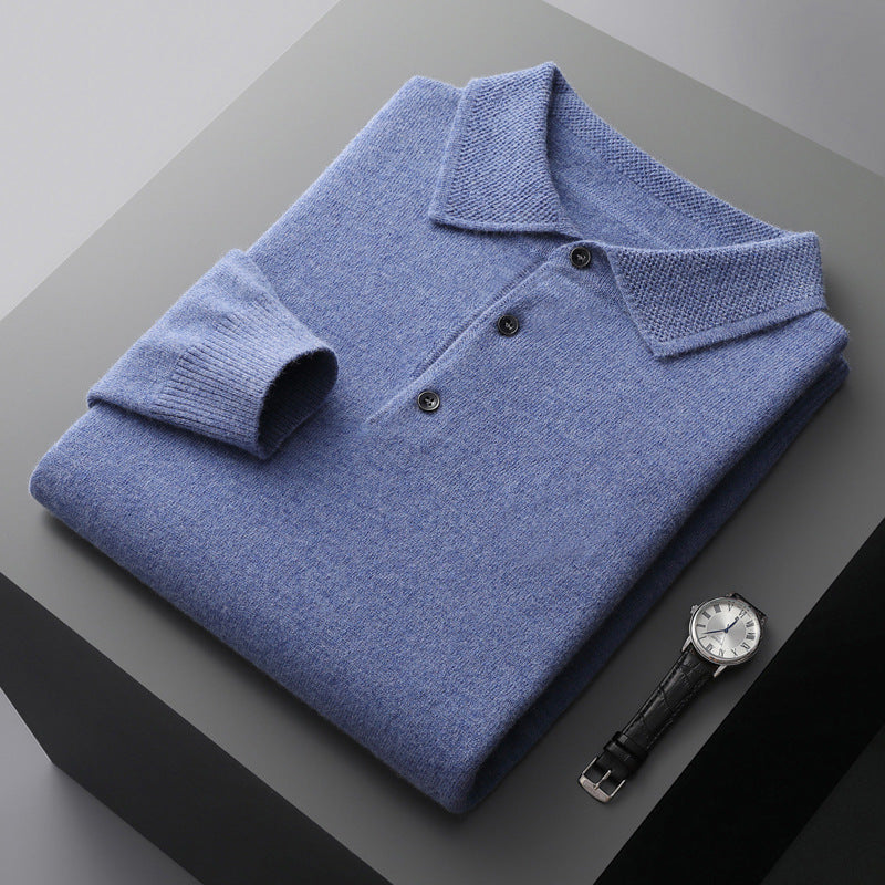 Camisa Polo de Cachemira y Lana Merino Estilo Estocolmo NordicLuxe