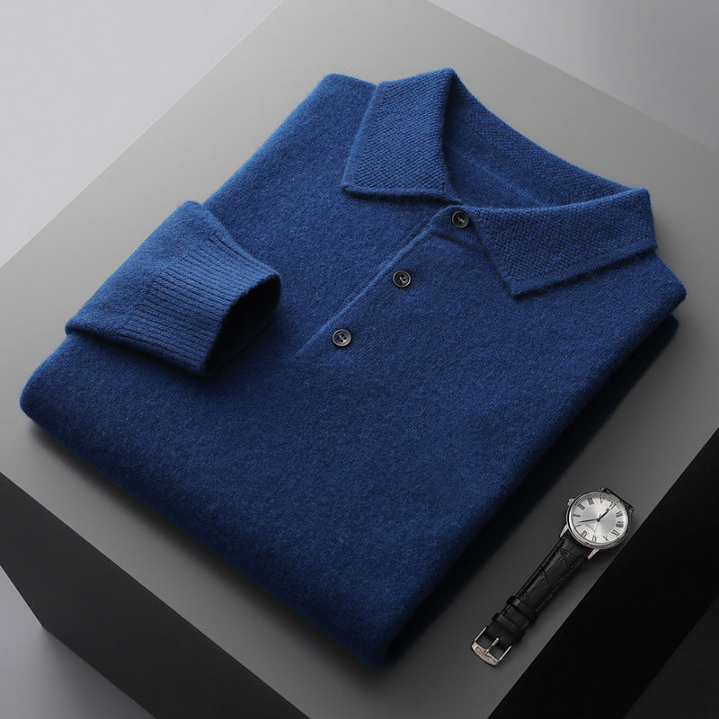 Camisa Polo de Cachemira y Lana Merino Estilo Estocolmo NordicLuxe
