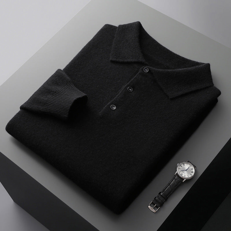 Camisa Polo de Cachemira y Lana Merino Estilo Estocolmo NordicLuxe