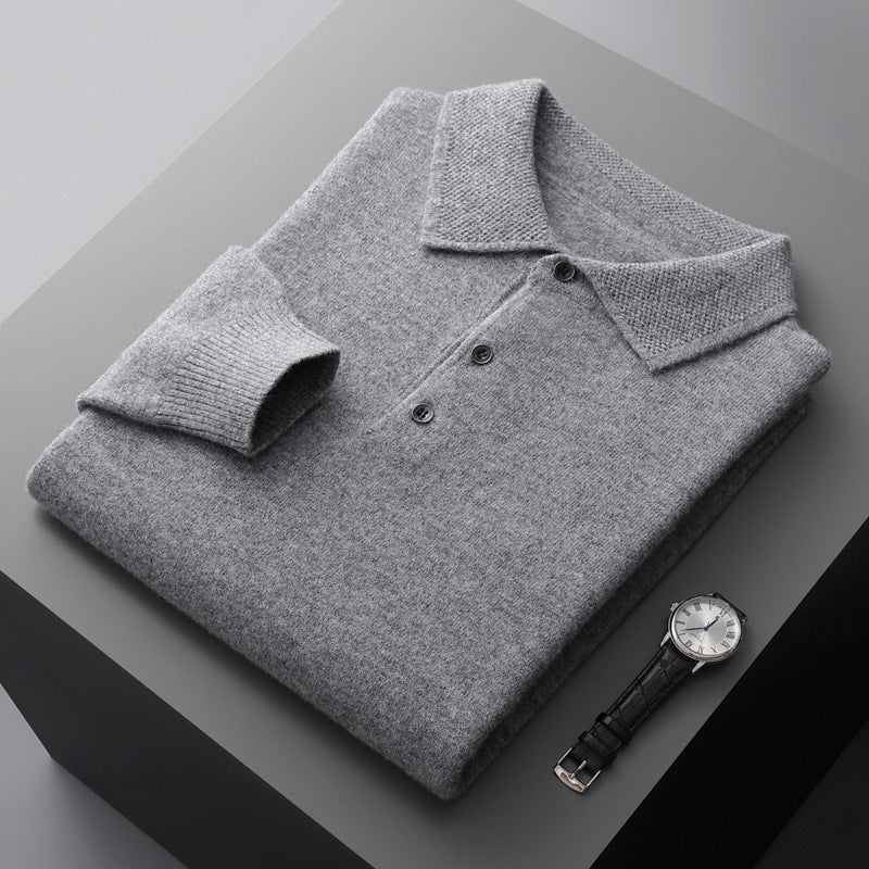 Camisa Polo de Cachemira y Lana Merino Estilo Estocolmo NordicLuxe
