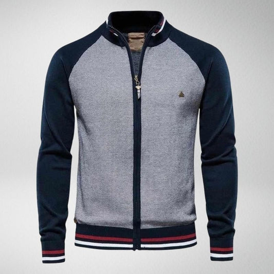 Cárdigan de punto a rayas para hombre