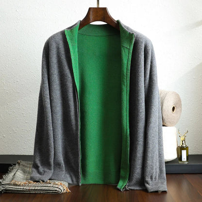 Cárdigan para hombre de manga larga con frontal abierto - Estilo casual