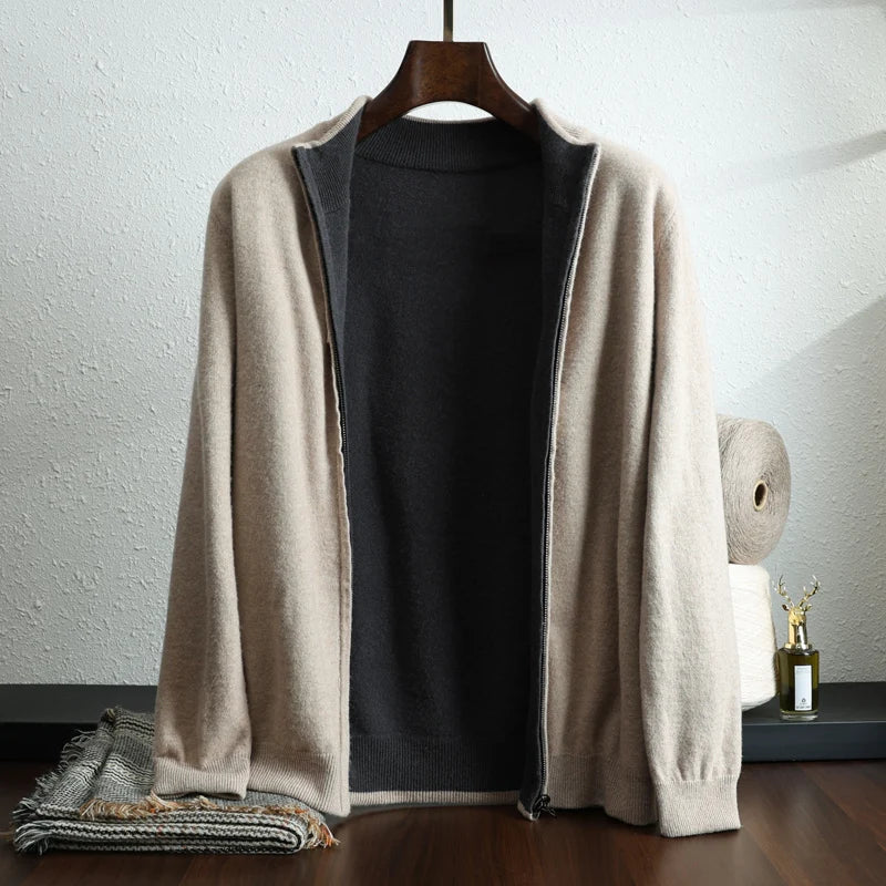 Cárdigan para hombre de manga larga con frontal abierto - Estilo casual