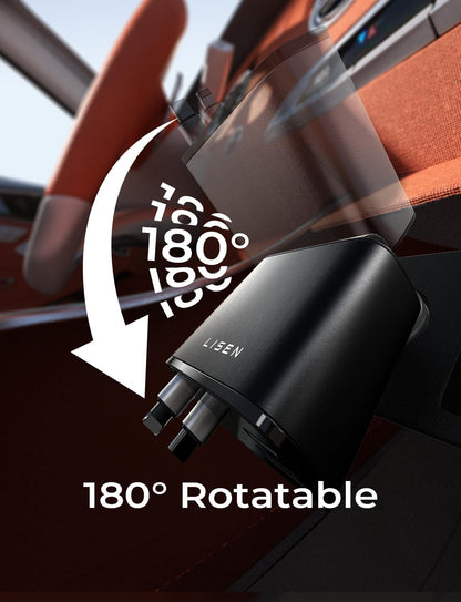 Cargador de Coche Retráctil 69W USB C