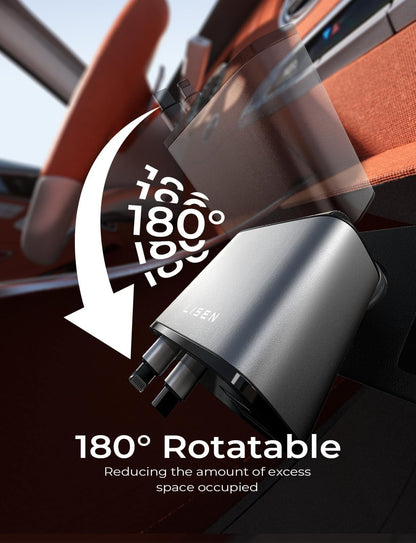 Cargador de Coche Retráctil 69W USB C