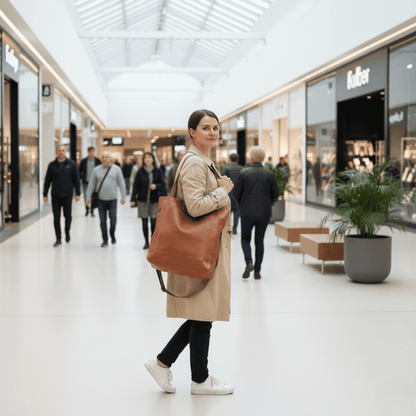 CARMÉ – Bolsa de Hombro Duradera Hecha de Cuero Artificial Suave