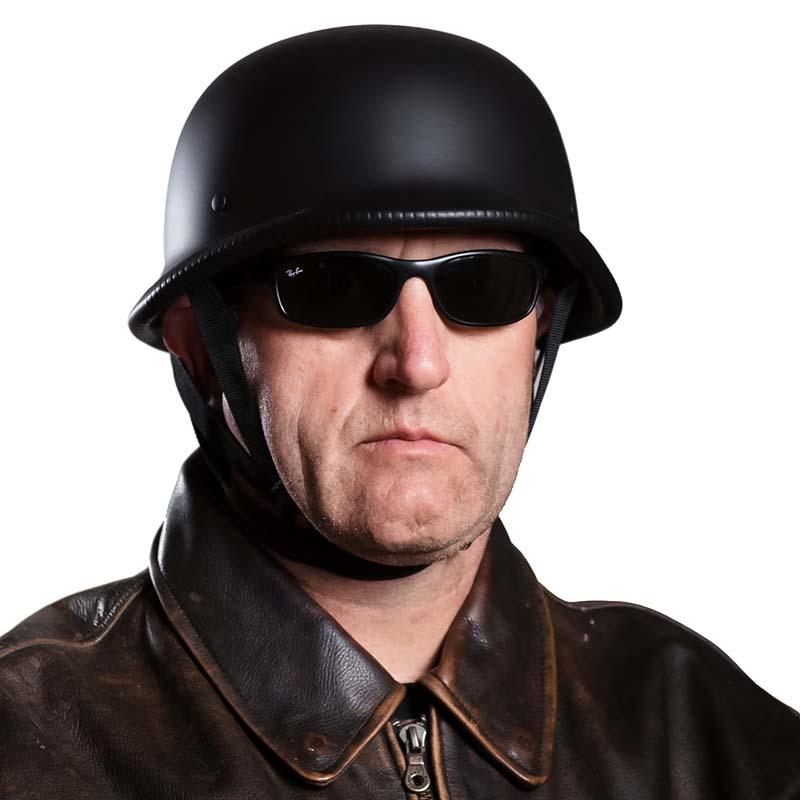 Casco de Moto Outlaw Half Face | Aprobado por ECE y DOT