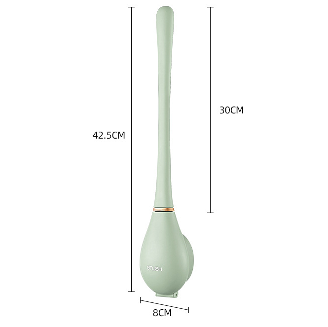 Cepillo de Inodoro de Silicona Flexible y Moderno
