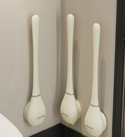 Cepillo de Inodoro de Silicona Flexible y Moderno