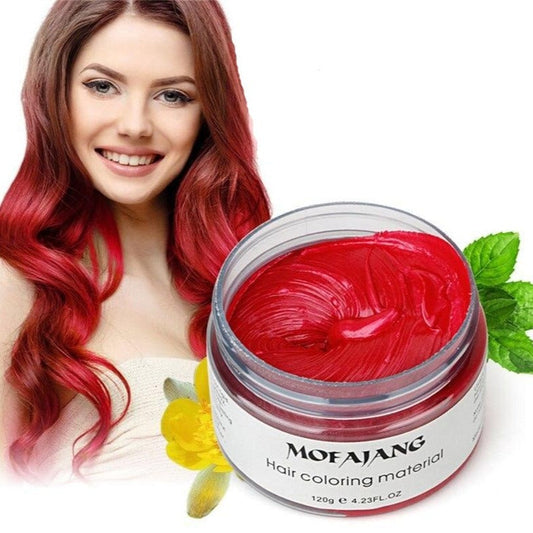 Cera para Color de Cabello Extractos de Plantas Solubles en Agua Unisex