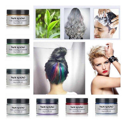 Cera para Color de Cabello Extractos de Plantas Solubles en Agua Unisex