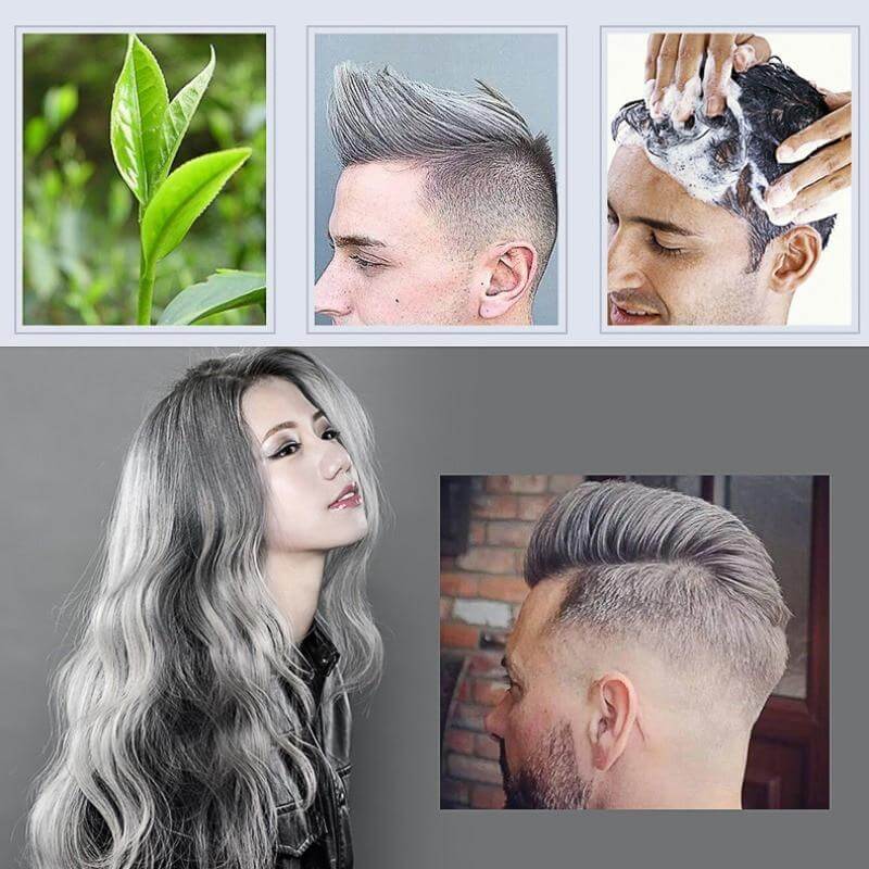 Cera para Color de Cabello Extractos de Plantas Solubles en Agua Unisex