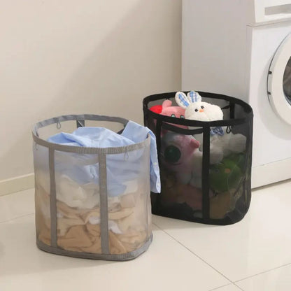 Cesta de Ropa Plegable de Malla