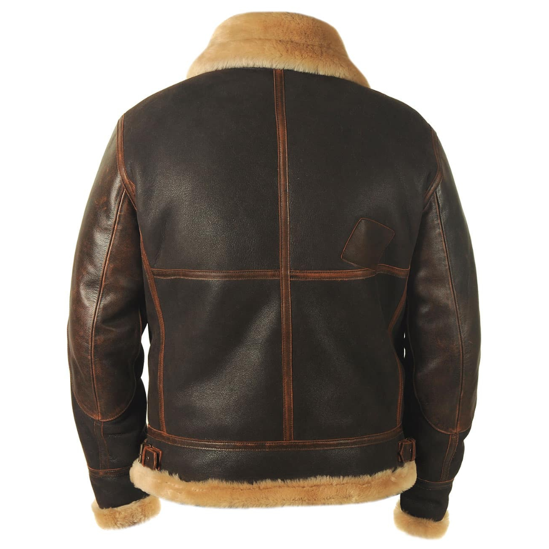 Chaqueta de aviador clásica con aislamiento térmico