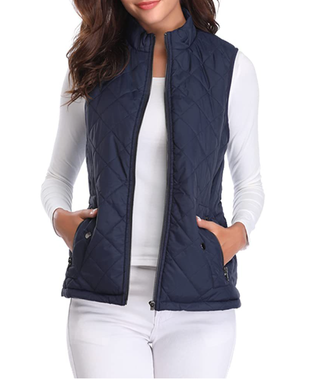 Chaleco acolchado ligero y elegante para mujer