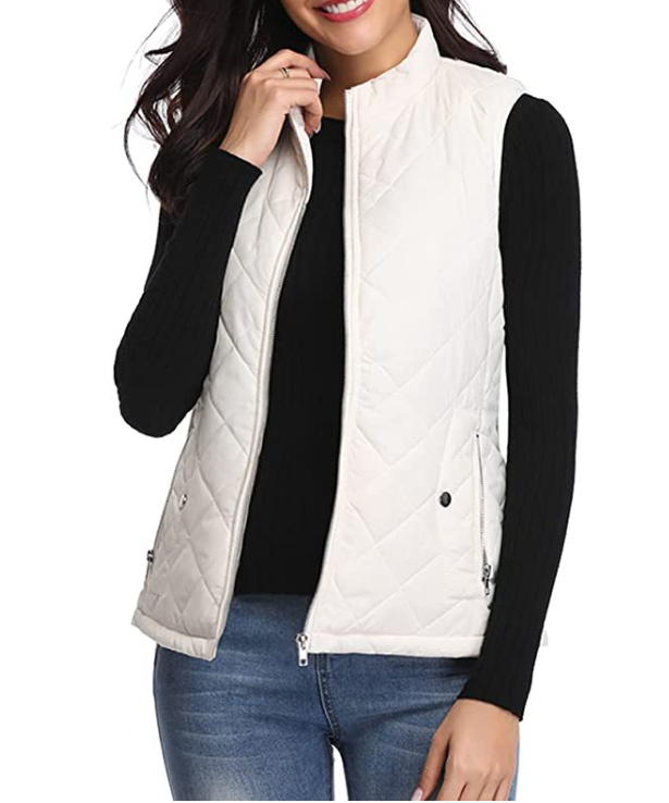 Chaleco acolchado ligero y elegante para mujer