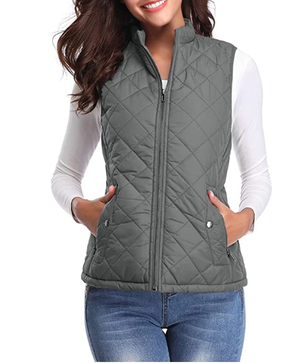 Chaleco acolchado ligero y elegante para mujer