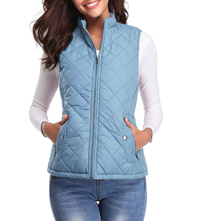 Chaleco acolchado ligero y elegante para mujer