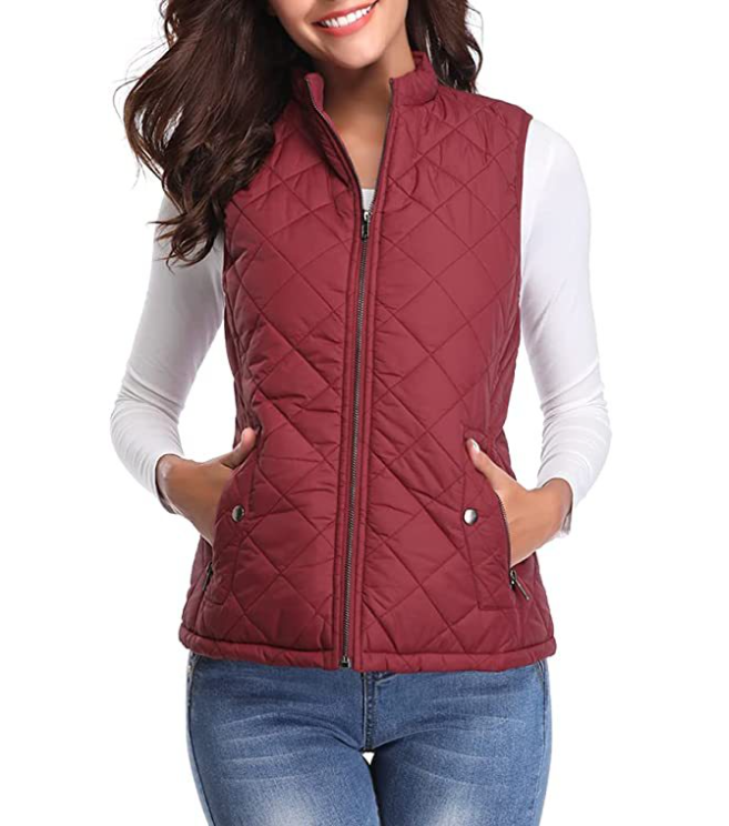 Chaleco acolchado ligero y elegante para mujer