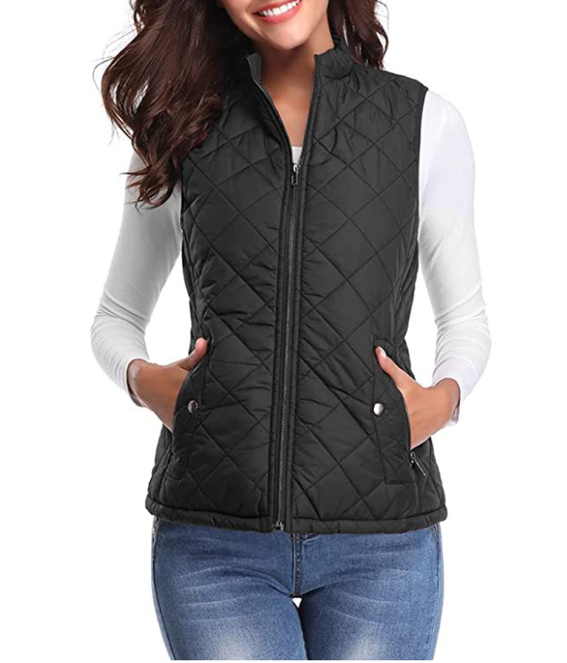Chaleco acolchado ligero y elegante para mujer