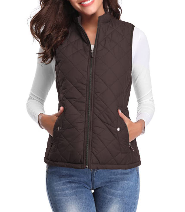 Chaleco acolchado ligero y elegante para mujer