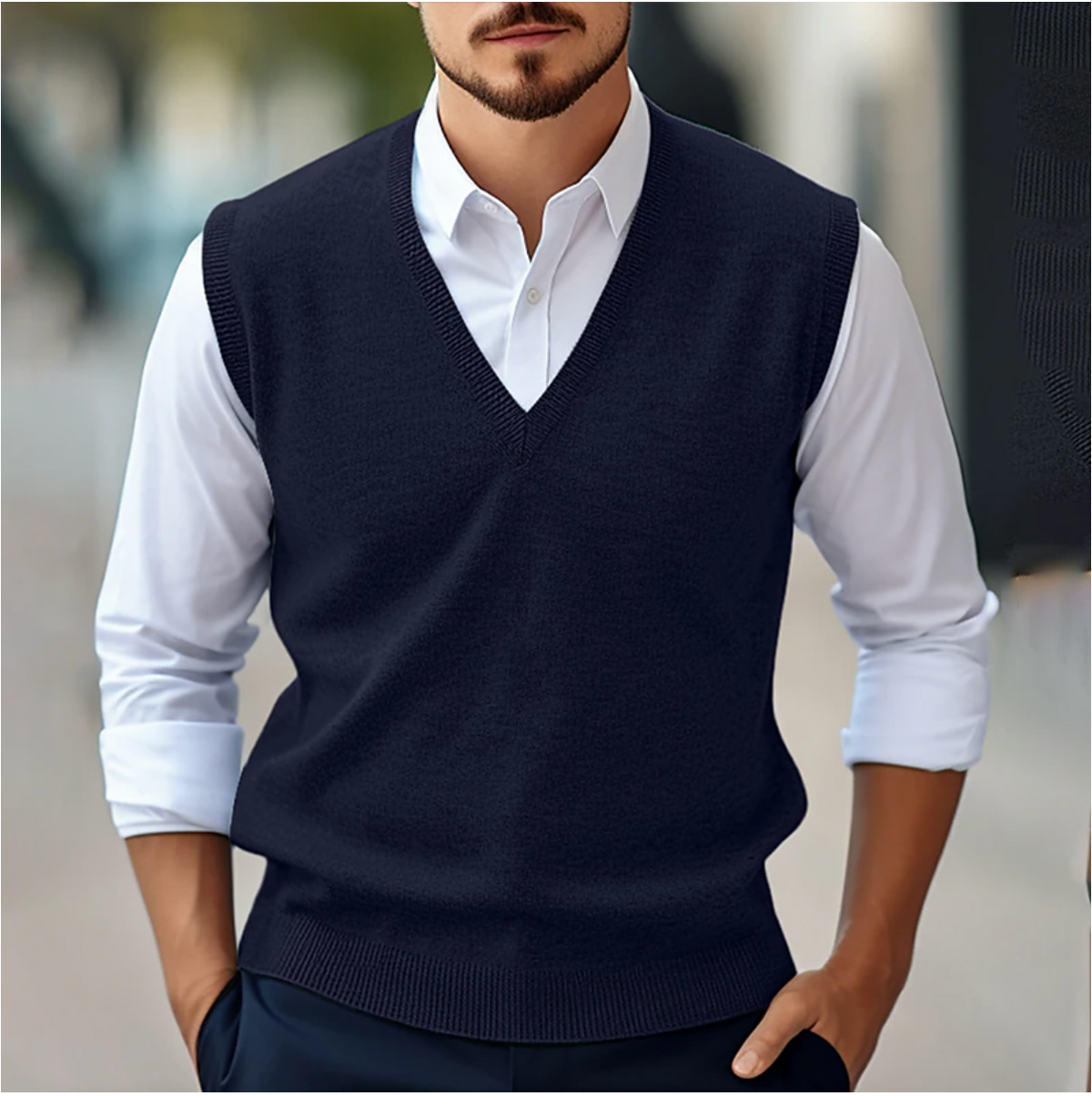 Chaleco para hombre - Elegante y ligero - Sin mangas