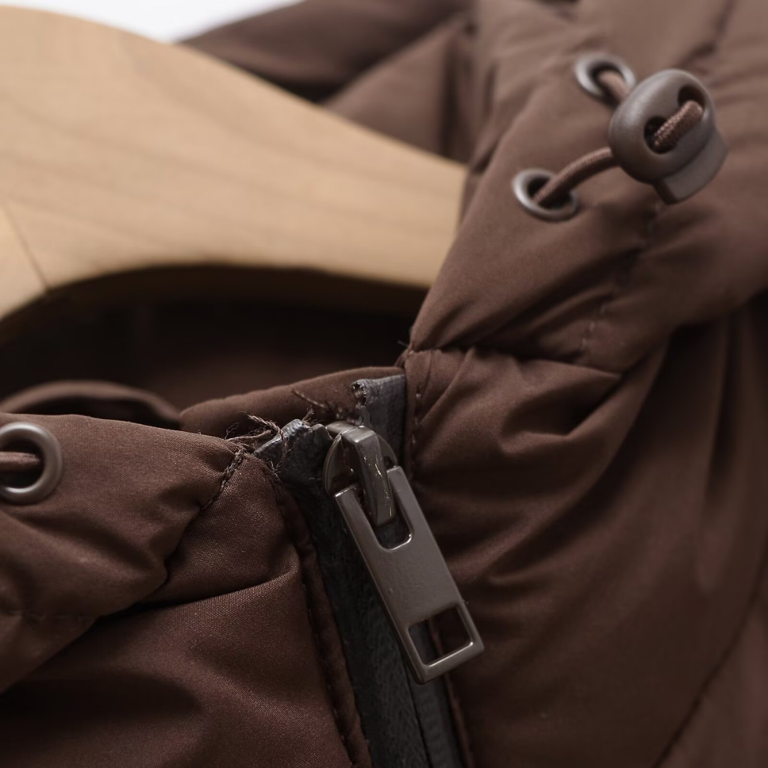 Chaqueta acolchada chevrón para mujer