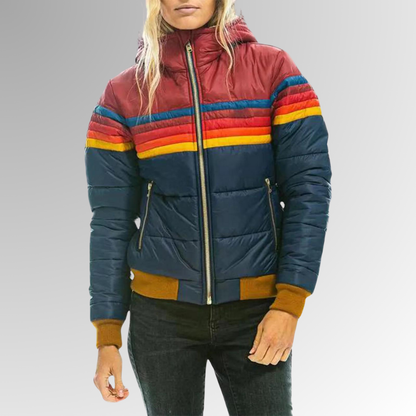 Chaqueta acolchada con aislamiento térmico y resistente al agua