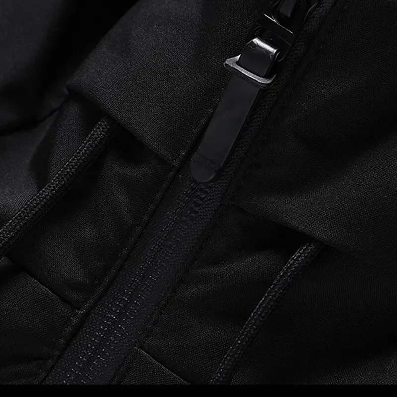 Chaqueta acolchada con capucha para hombre
