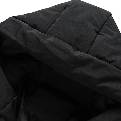 Chaqueta acolchada con capucha para hombre