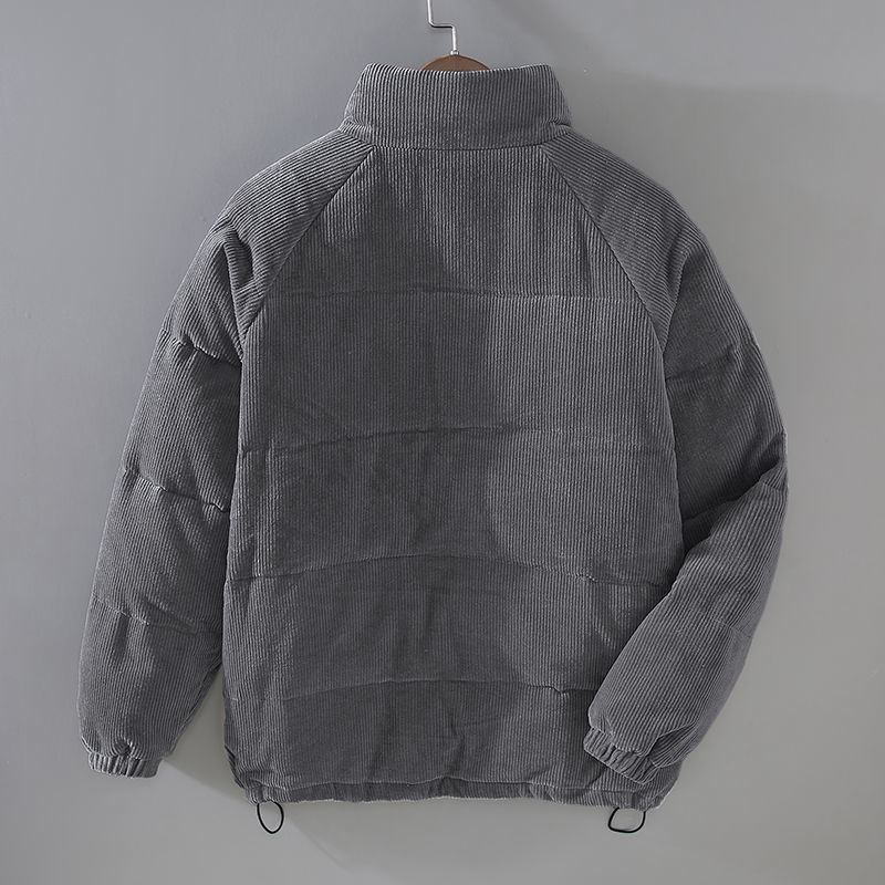 Chaqueta acolchada de pana para hombre