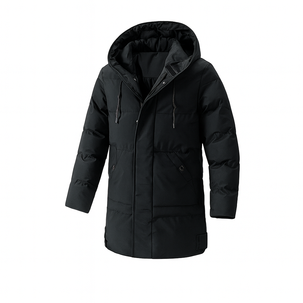 Chaqueta aislante para hombre con capucha