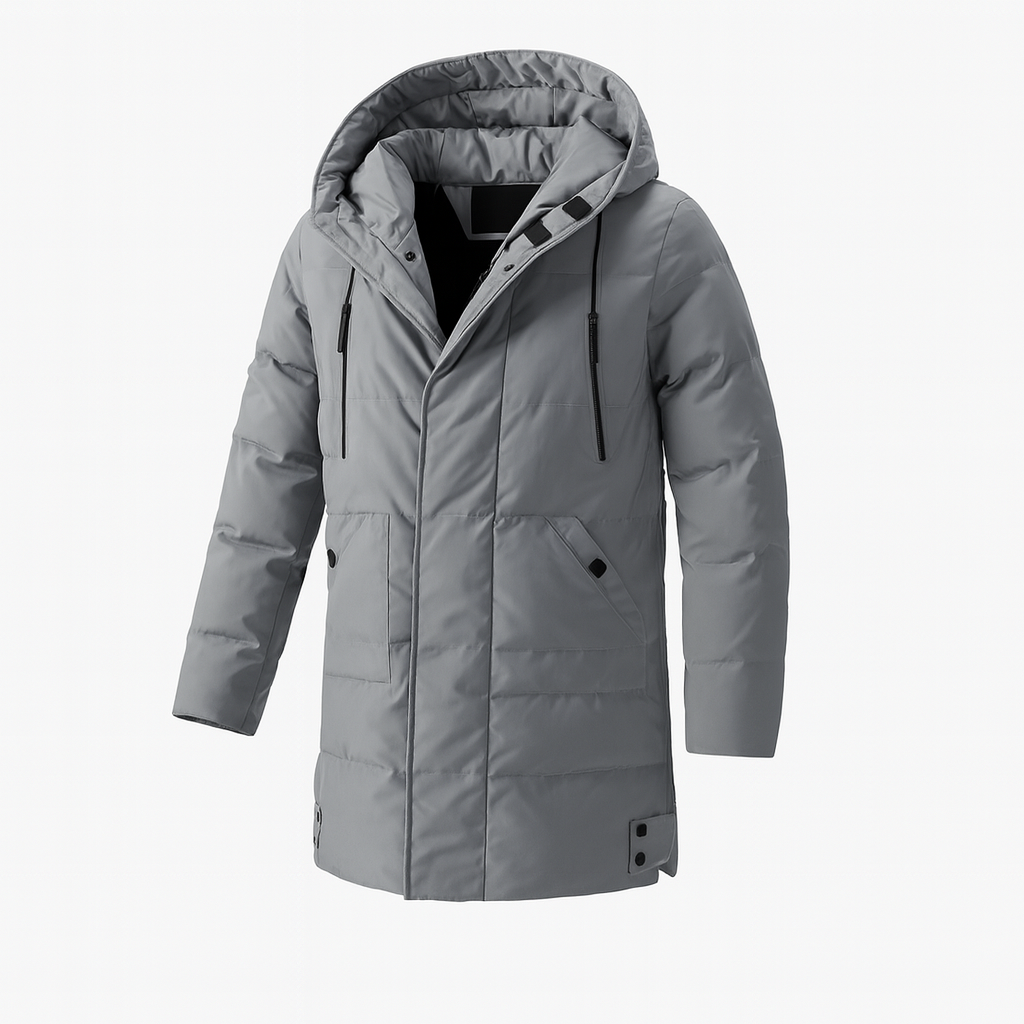 Chaqueta aislante para hombre con capucha