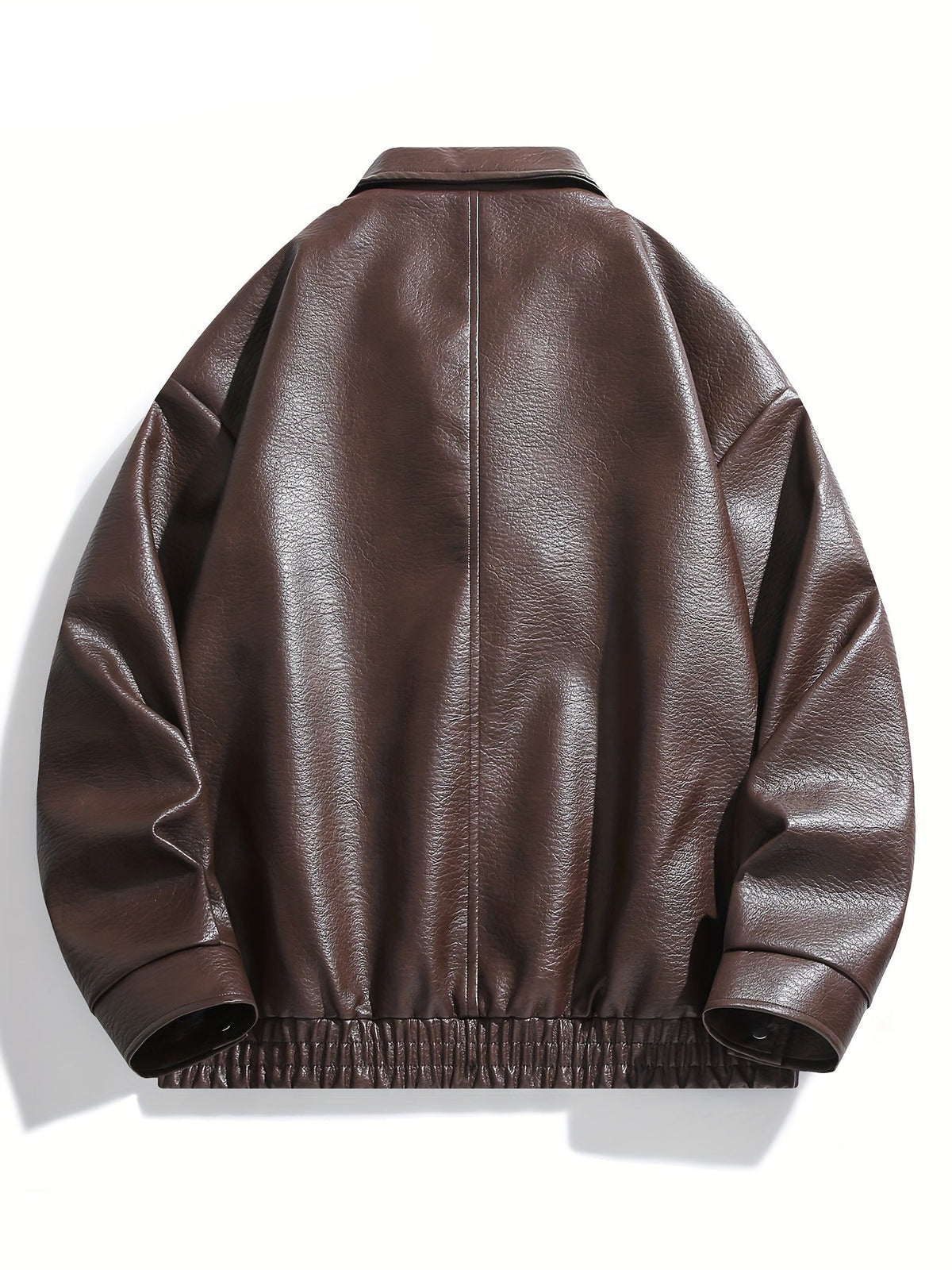 Chaqueta biker efecto piel