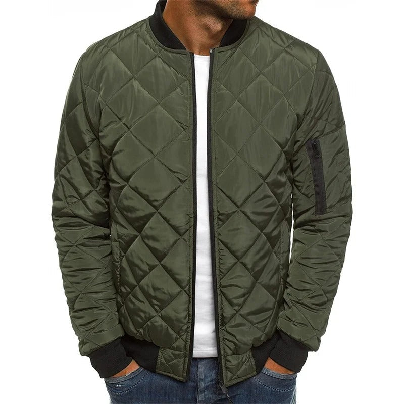 Chaqueta Bomber Acolchada para Hombre - Ligera y Cortavientos