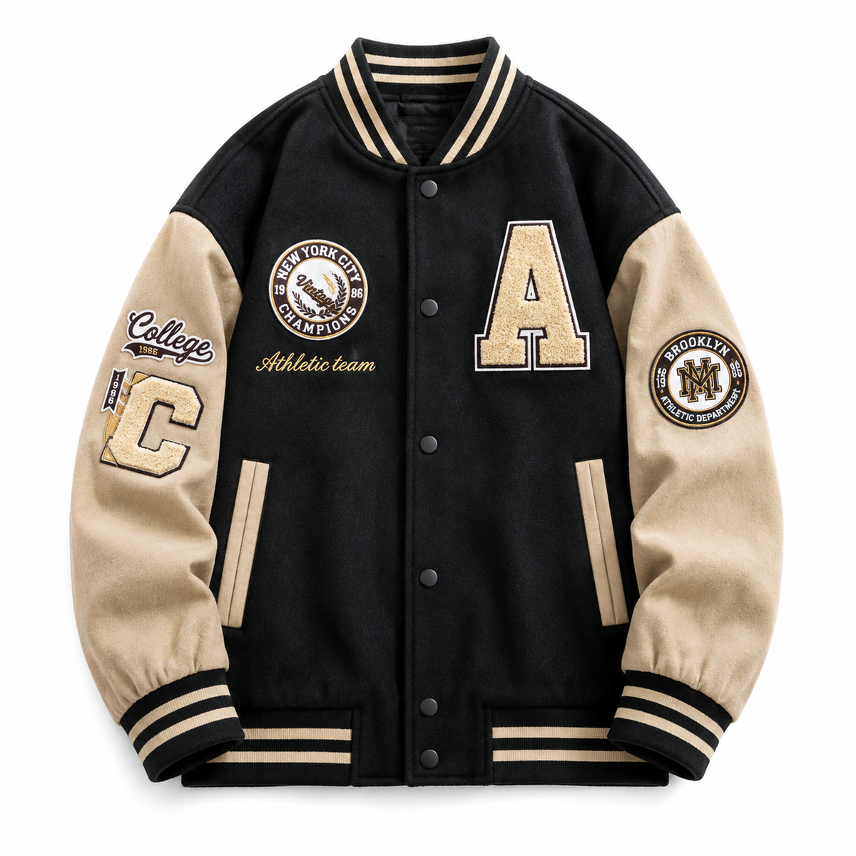 Chaqueta bomber para hombre | Cierre de botones y bolsillos laterales | Chaqueta casual de manga larga para uso diario, desplazamientos y looks a capas de temporada