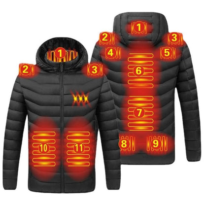 Chaqueta calefactable unisex