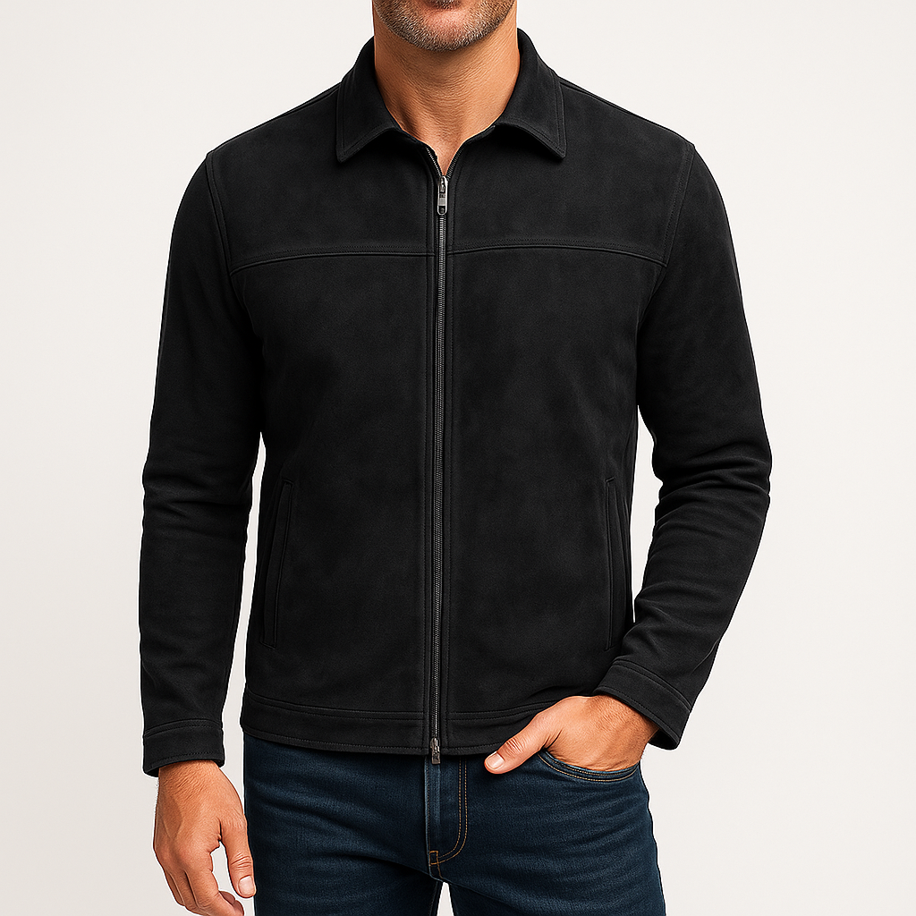 Chaqueta clásica con cremallera